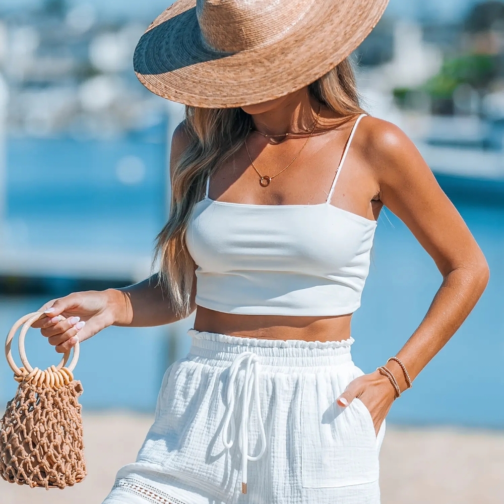 Chic White Summer Ensemble